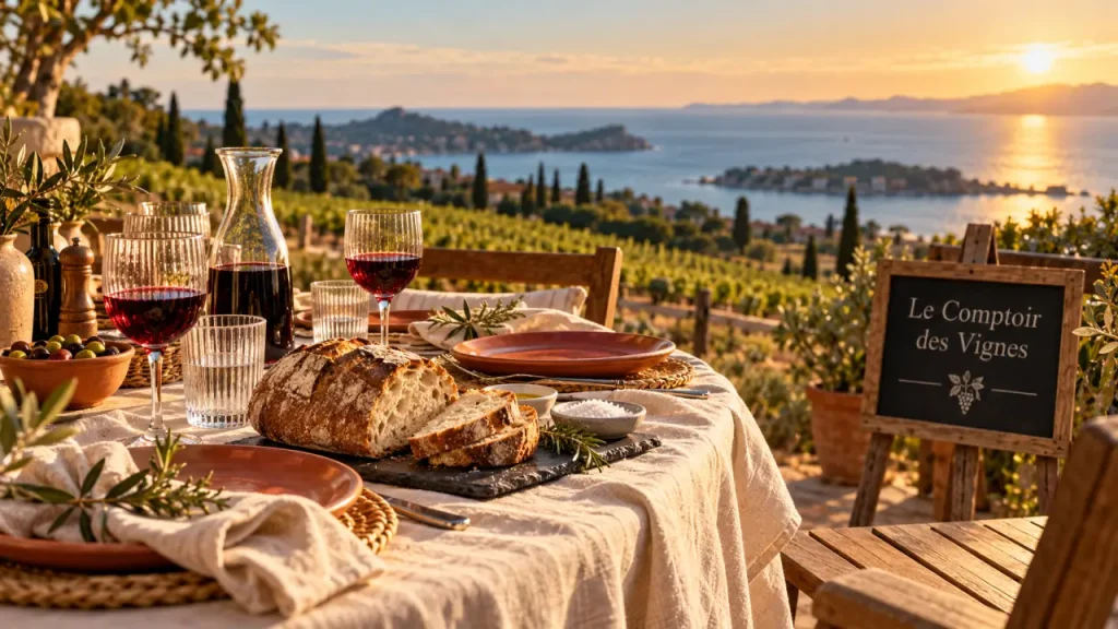 Château le Bouïs à Gruissan : un restaurant entre vignes et vue mer