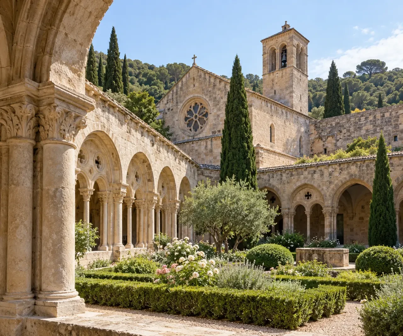 Que faire autour de Narbonne : visite de l’abbaye de Fontfroide et de ses jardins